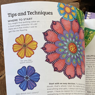 Brain Booster Coloring Book and Colored Pencil Pack. A Great Gift for The Woman Who Has Everything! Tech Wellness 