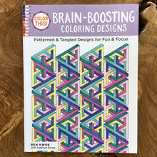 Brain Booster Coloring Book and Colored Pencil Pack. A Great Gift for The Woman Who Has Everything! Tech Wellness 