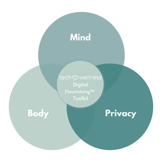 Digital Flourishing Toolkit™ Tech Wellness Solutions to help you achieve balance with technology. Tech Wellness 