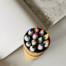 Mindfulness Coloring Book and Colored Pencil Set. Relax The Analog Way