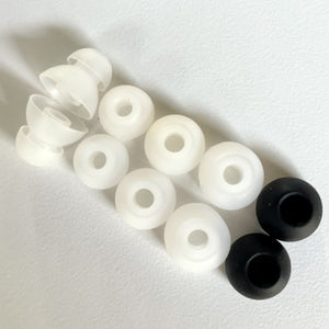 A Lovely Earbud Replacement Tip Multi-Pack. Get 6 Pair of Memory Foam and Silicone Ear Tips
