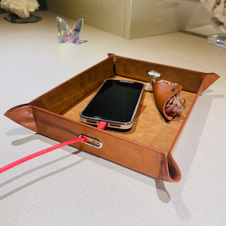Place to keep phone and charge