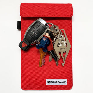 Key Fob Faraday Protector Privacy Tech Wellness Really Red Large 5 x7 
