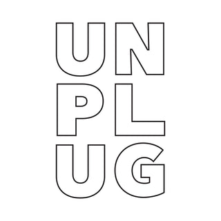 Men's Unplug Graphic White Tee Wellness Wear Tech Wellness 