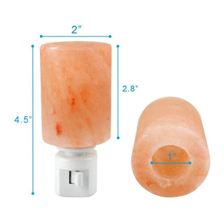 Pink Himalayan Soft Glow Night Lamp Tech Wellness 