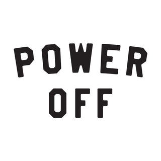 Power Off Unisex Crew Neck Tee Wellness Wear Tech Wellness 