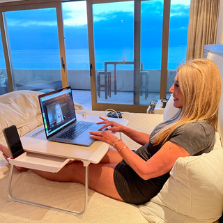 Folding Desk for Computer to Avoid EMF